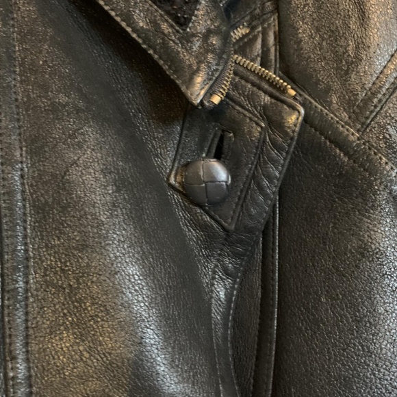 1980s chunky black shearling coat oversize unisex - Picture 6 of 9